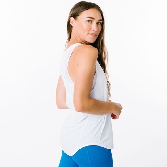 Zyia Active White Panel Mesh Tank-Size Small - Picture 2 of 8